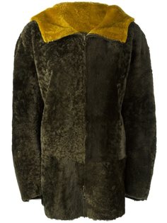 куртка из овчины с капюшоном Sylvie Schimmel