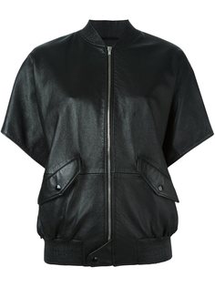 куртка-бомбер с короткими рукавами Saint Laurent