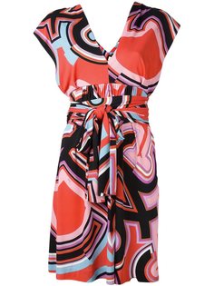 платье с абстрактным принтом  Emilio Pucci
