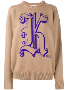 свитер с логотипом  Christopher Kane
