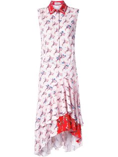 платье-рубашка с цветочным принтом  Preen By Thornton Bregazzi