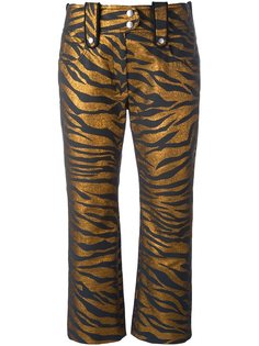 брюки с тигровым принтом  Kenzo
