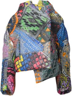 объемное пальто с абстрактным рисунком Vivienne Westwood