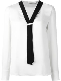 блузка с контрастной окантовкой  Tory Burch