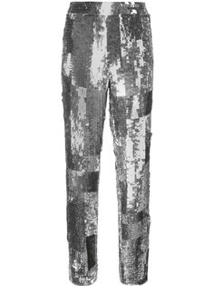 декорированные брюки с пайетками Chloé