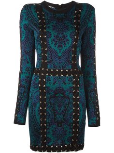 облегающее платье с рисунком Барокко Balmain