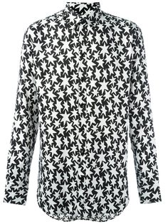 рубашка с узором в виде звезд Saint Laurent