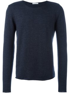 пуловер с узором-елочкой Société Anonyme