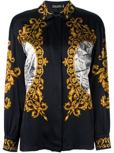 рубашка с принтом Baroque Escada Vintage