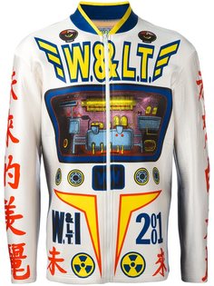 неопреновая куртка с графическим принтом Walter Van Beirendonck Vintage