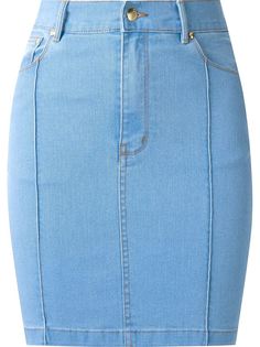 приталенная джинсовая юбка с высокой талией Amapô