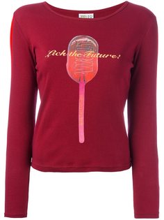 футболка с принтом lick the future Walter Van Beirendonck Vintage