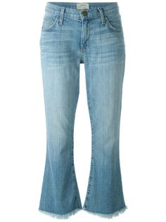 укороченные расклешенные джинсы  Current/Elliott