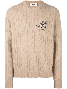 трикотажный джемпер MSGM