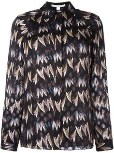 рубашка с абстрактным принтом Diane Von Furstenberg