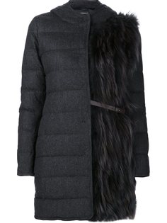 стеганое пальто с капюшоном Fabiana Filippi