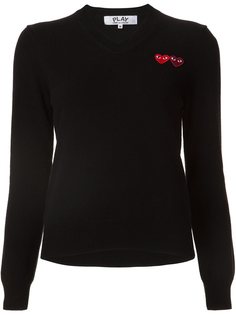 джемпер с V-образным вырезом Comme Des Garçons Play