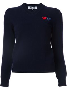 джемпер с V-образным вырезом Comme Des Garçons Play