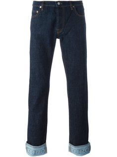 джинсы прямого кроя Kenzo