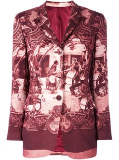 пиджак с принтом в стиле "барокко" Jean Paul Gaultier Vintage