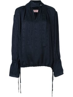 блузка с завязками на шее Lanvin