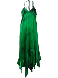 асимметричное платье-комбинация с оборками Marquesalmeida Marquesalmeida