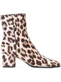 ботинки с леопардовым принтом   Alexandre Birman