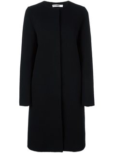 пальто с потайной застежкой Jil Sander