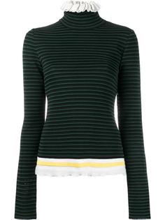 водолазка с отделкой оборками MSGM
