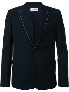 блейзер с заклепками на лацканах Saint Laurent