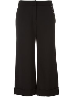 укороченные брюки с отделкой кольцами Alexander Wang