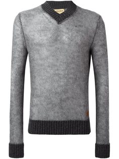 свитер с V-образным вырезом Al Duca D’Aosta 1902