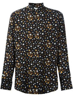 рубашка с рисунком в виде звезд Saint Laurent