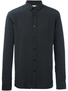 рубашка в горошек Saint Laurent