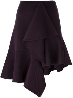 асимметричная юбка с драпировкой Rochas