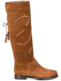 сапоги со шнуровкой Le Silla