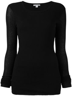 джемпер с круглым вырезом James Perse