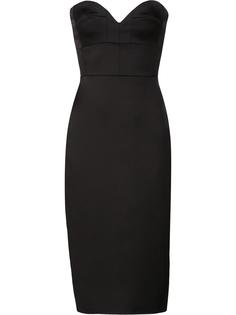 платье с топом-бюстье Victoria Beckham