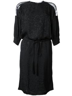 платье с кружевной вставкой  Preen By Thornton Bregazzi