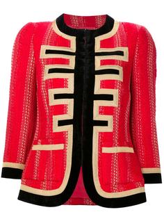 твидовый пиджак из люрекса Givenchy