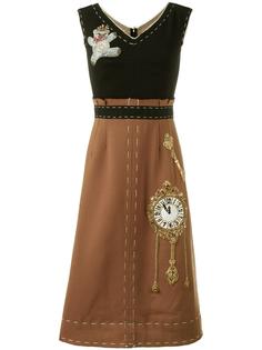 платье с заплаткой Wonderland Dolce & Gabbana