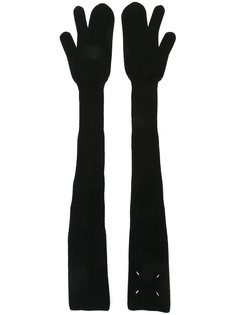 длинные трикотажные перчатки Maison Margiela