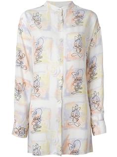 рубашка с принтом мульт-героев Jc De Castelbajac Vintage