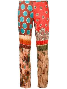 расклешенные брюки с эффектом помятости Jean Paul Gaultier Vintage