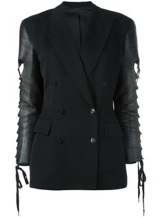 пиджак с контрастными рукавами Jean Paul Gaultier Vintage