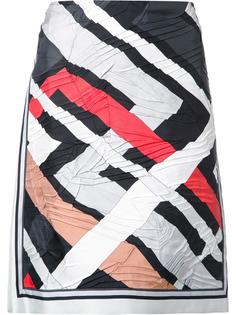 юбка с геометрическим принтом Emilio Pucci