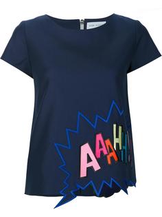 футболка с вышивкой Mira Mikati