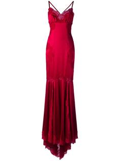 вечернее платье с кружевной отделкой Dolce & Gabbana