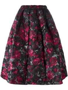 юбка с цветочным узором Comme Des Garçons