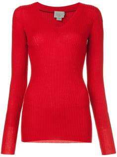 джемпер с V-образным вырезом Grey Jason Wu